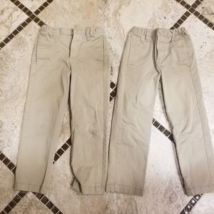Cat & jack khaki straight leg size 5 GUC